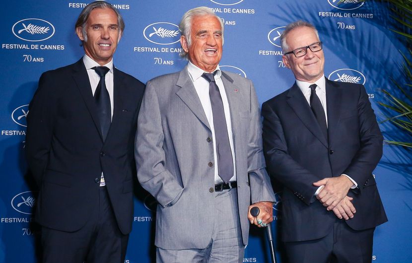 Dinner of the 70th anniversary - Paul Belmondo, Jean-Paul Belmondo and Thierry Frémaux © O. Vigerie / FDC