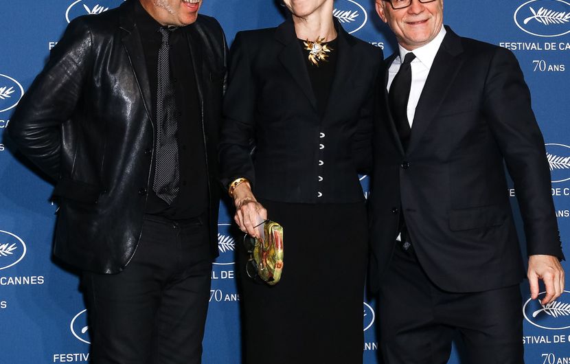 Dinner of the 70th anniversary - Jean-Paul Gaultier, Tonie Marshall and Thierry Frémaux © O. Vigerie / FDC