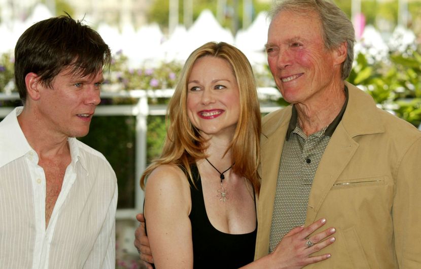 Kevin Bacon, Laura Linney and Clint Eastwood - Mystic River © Evan Agostini/Getty Images