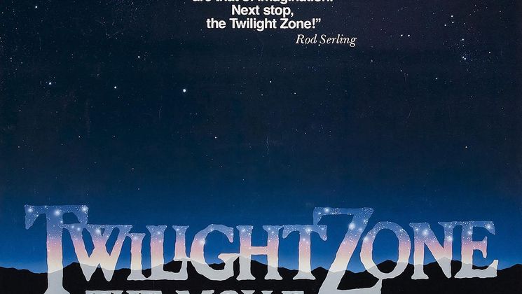 Affiche de La Quatrième Dimension (Twilight Zone: The movie) de John Landis, Steven Spielberg, George Miller et Joe Dante - 1983 © DR