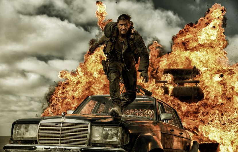 Tom Hardy in Mad Max: Fury Road by George Miller - 2015 © Warner Bros Pictures