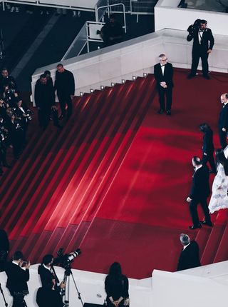 Red steps - night © Christophe Bouillon / FDC