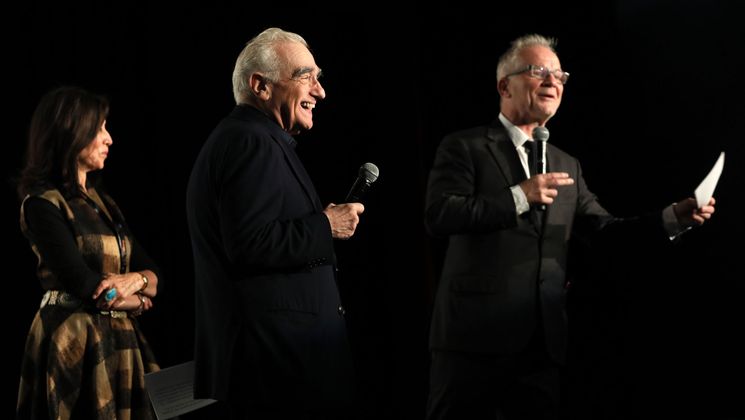 Martin Scorsese presenting the film Enamorada © Christophe Bouillon/FDC