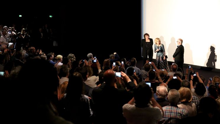 Thierry Frémaux  avec Susan Lacy et Jane Fonda - Jane Fonda In Five Acts © Christophe Bouillon /FDC