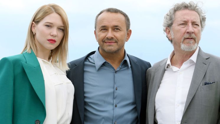Léa Seydoux, Andrey Zvyagintsev, Robert Guédiguian  - Members of the Feature Films Jury © Dominique Charriau/Getty Images