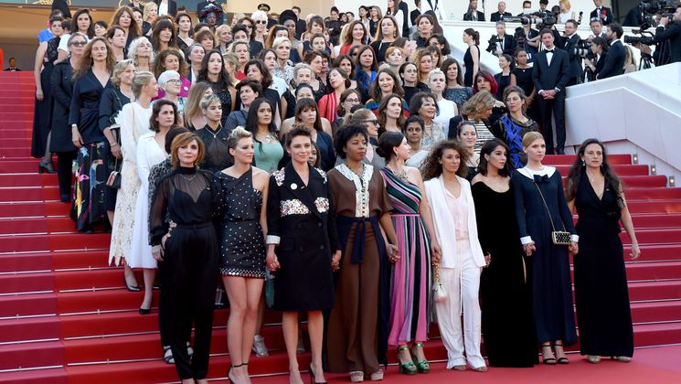 The Red Carpet of 82 women film-makers © Antony Jones/Getty Images