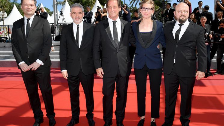 Team of the film En guerre (At War) © Pascal Le Segretain/Getty Images
