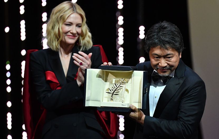 Hirokazu Kore Eda - Palme d'or -  Manbiki Kazoku (Shoplifters), with Cate Blanchett © Alberto Pizzoli/AFP