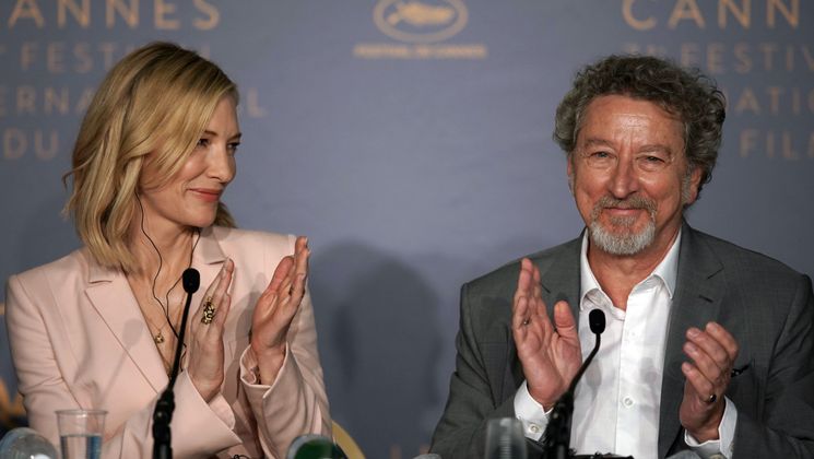 Cate Blanchett,  Robert Guédiguian - Members of the Feature Films Jury © Laurent Emmanuel/AFP