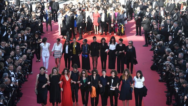 The Red Carpet of 82 women film-makers © Antonin Thuillier/AFP