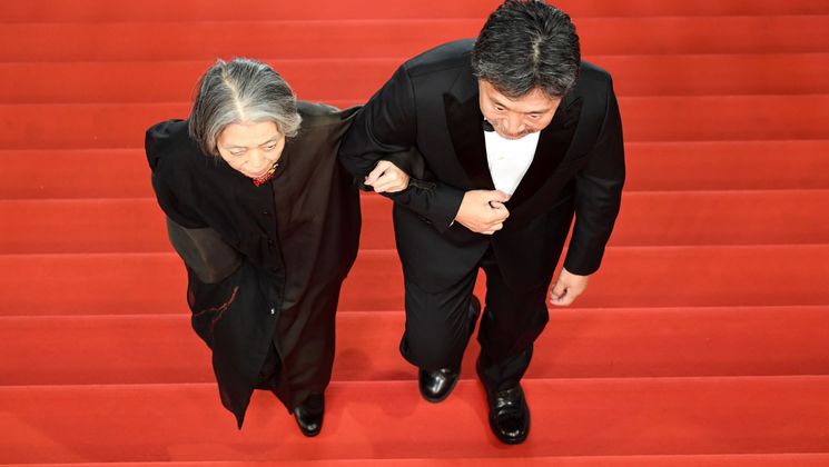 Kirin Kiki, Hirokazu Kore-eda - Manbiki kazoku (Une affaire de famille) © Antonin Thuillier/AFP