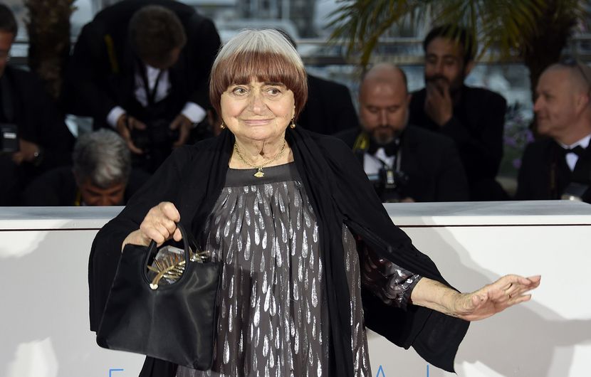 Agnès Varda, Palme d'honneur - Photocall 2015 © L. Venance / AFP
