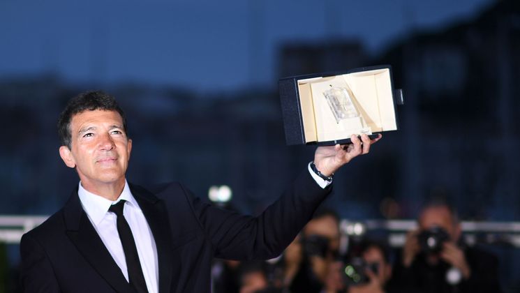 Antonio Banderas - Dolor Y Gloria ( Douleur et Gloire ), Prix de la Meilleure Interprétation Masculine © Loïc Venance / AFP