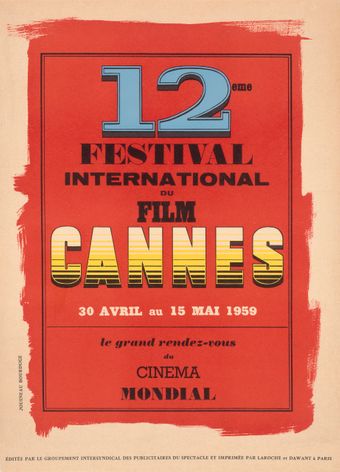 Affiche Officielle 1959 © Jouineau Bourduge
