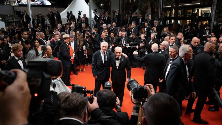 Robert De Niro, Martin Scorsese (KILLERS OF THE FLOWER MOON) - Montée des marches © Joachim Tournebize / FDC
