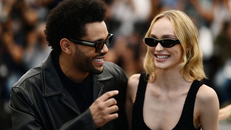 The Weeknd (Abel Tesfaye) & Lily-Rose Depp (THE IDOL) - Photocall © CHRISTOPHE SIMON / AFP
