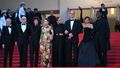 (From L) US producer Jim Morris, US director Peter Sohn, French actor Vincent Lacoste, producer Denise Ream, French actress Adele Exarchopoulos, US producer Pete Docter, US actor Lewis Pullman and US actor Mamoudou Athie arrive for the Closing Ceremony and the screening of the film "Elemental" during the 76th edition of the Cannes Film Festival in Cannes, southern France, on May 27, 2023. (Photo by Patricia DE MELO MOREIRA / AFP) © Patricia DE MELO MOREIRA / AFP
