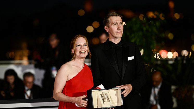 Alma Poysti & Jussi Vatanen – Prix du Jury pour LES FEUILLES MORTES © Loic Venance / AFP