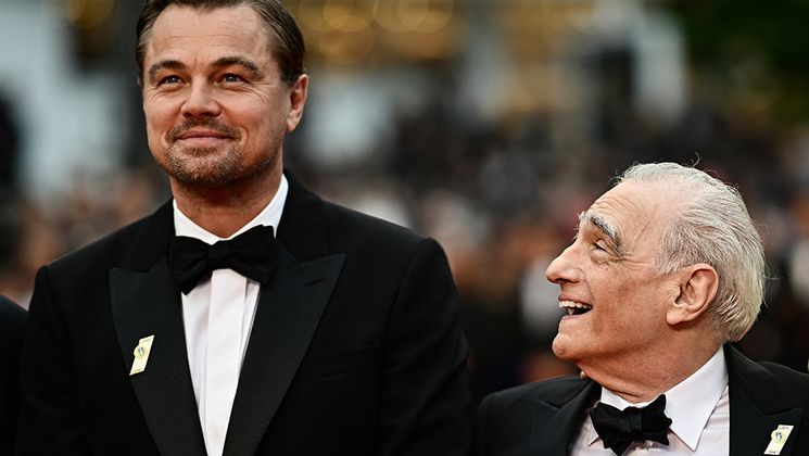 Leonardo DiCaprio et Martin Scorsese - Montée des Marches KILLERS OF THE FLOWER MOON © LOIC VENANCE / AFP