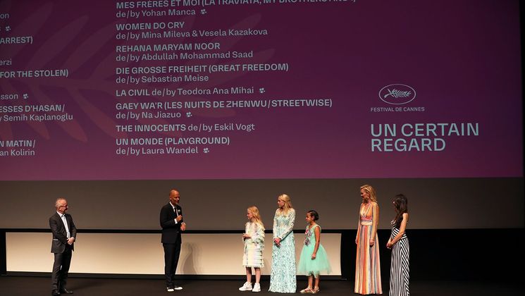Team of the movie The Innocents - Screening in theaters © Mathilde Gardel / FDC