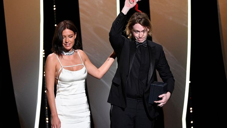 Adèle Exarchopoulos and Caleb Landry Jones - Nitram, Award for best actor © Christophe Simon / AFP