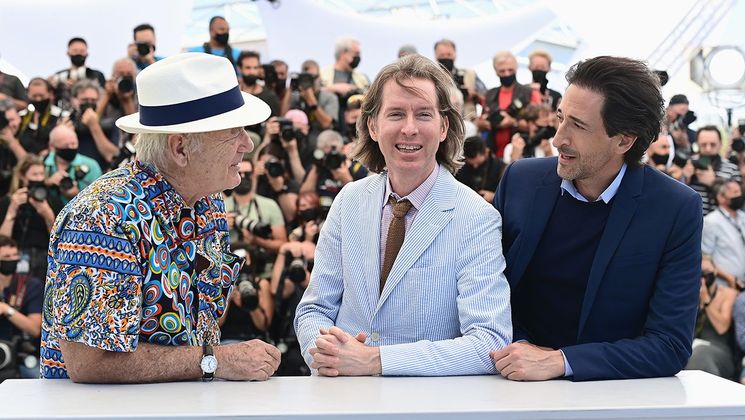 Bill Murray, Wes Anderson and Adrian Brody - The French Dispatch © Pascal Le Segretain / Getty Images