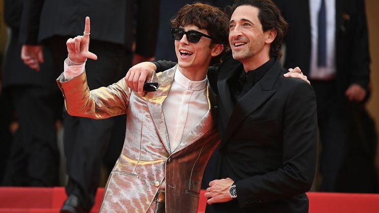 Timothée Chalamet et Adrien Brody - The French Dispatch © Kate Green / Getty Images