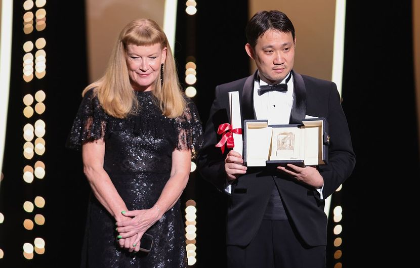 Andrea Arnold and Ryusuke Hamaguchi - Drive my car, Award for best screenplay © Andreas Rentz / Getty Images