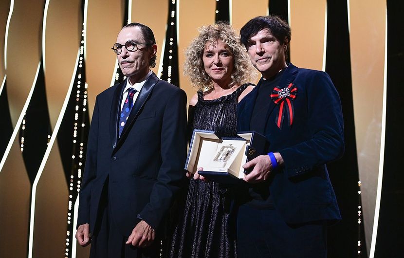 Valeria Golino, Ron Mael et Russell Mael - Annette, Prix de la mise en scène © Pascal Le Segretain / Getty Images