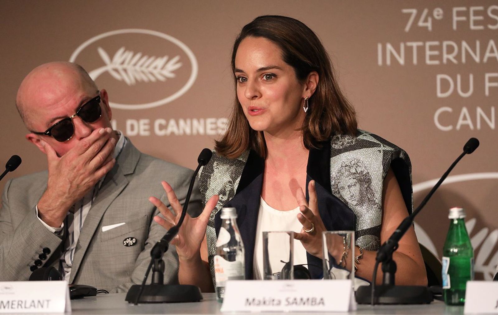 Cannes 2021 : Noémie Merlant et Jacques Audiard, complices sur le