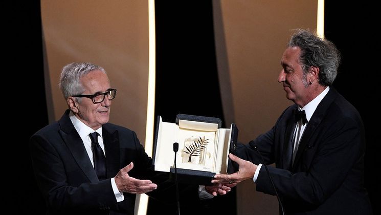 Paolo Sorrentino and Marco Bellocchio - Honorary Palme d’or © Christophe Simon / AFP