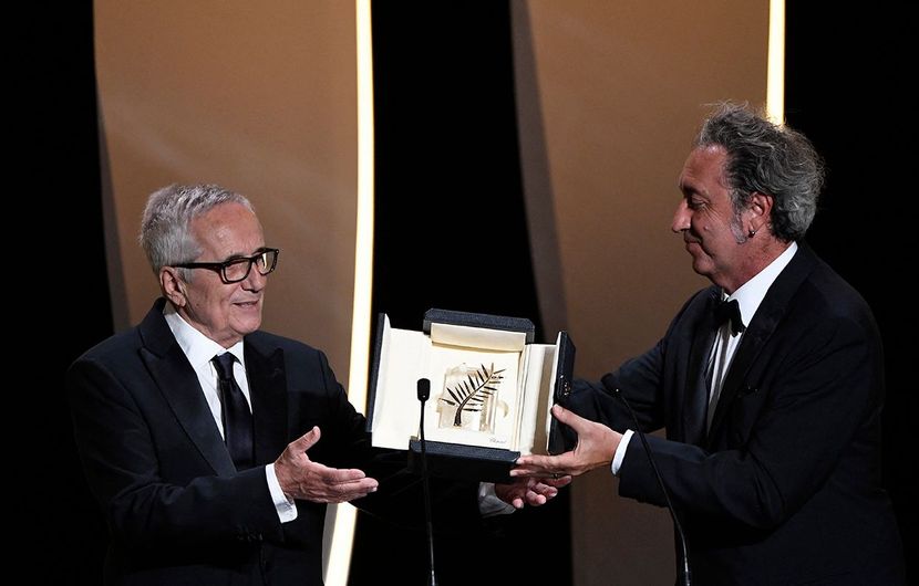Paolo Sorrentino and Marco Bellocchio - Honorary Palme d’or © Christophe Simon / AFP