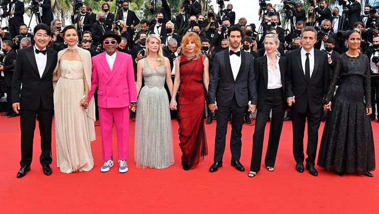 Members of the Feature Films Jury of the 74th Festival de Cannes © John Macdougall / AFP