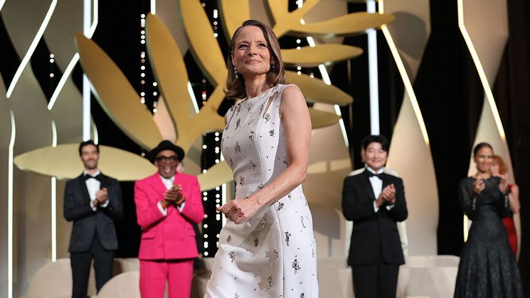 Jodie Foster - Honorary Palme d'or - Opening Ceremony © Valery Hache / AFP
