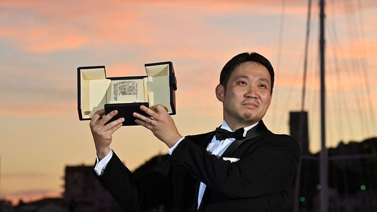 Ryusuke Hamaguchi - Drive my car, Award for best screenplay © John Macdougall / AFP
