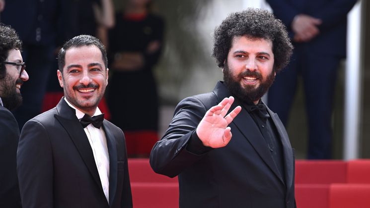 Navid Mohammadzadeh, Saeed Roustayi - Red carpet entrance of Leila's Brothers © Gareth Cattermole / Getty