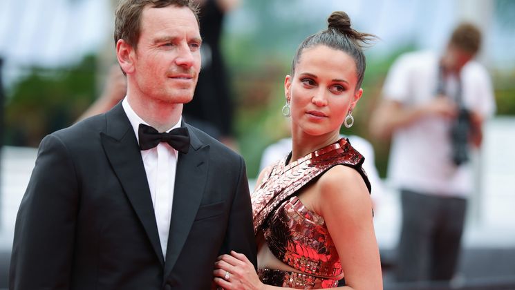 Michael Fassbender, Alicia Vikander - Red carpet entrance of Holy Spider © Andreas Rentz / Getty