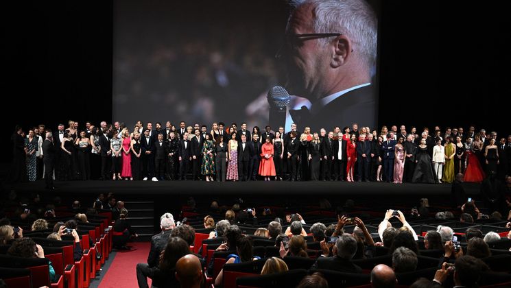 Soirée du 75e anniversaire du Festival de Cannes au Grand Théâtre Lumière © Stephane Cardinale / Corbis