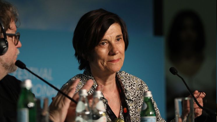 Catherine Corsini - « Filmmaking: what now? » : Conversation of the 75th Festival de Cannes © Joachim Tournebize / FDC