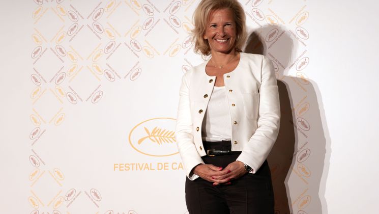 Iris Knobloch, President of the Festival de Cannes - Announcement of the Official Selection 2024 © Mathilde Petit - FDC