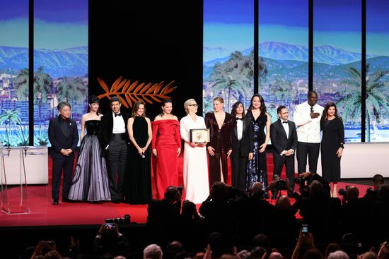 Meryl Streep, Juliette Binoche, Camille Cottin & le Jury des Longs métrages – Cérémonie d’ouverture