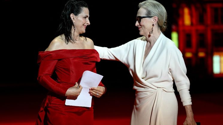 Juliette Binoche & Meryl Streep - Opening ceremony © CHRISTOPHE SIMON / AFP
